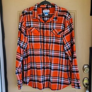 Columbia Plaid Oregon Beavers Button Down